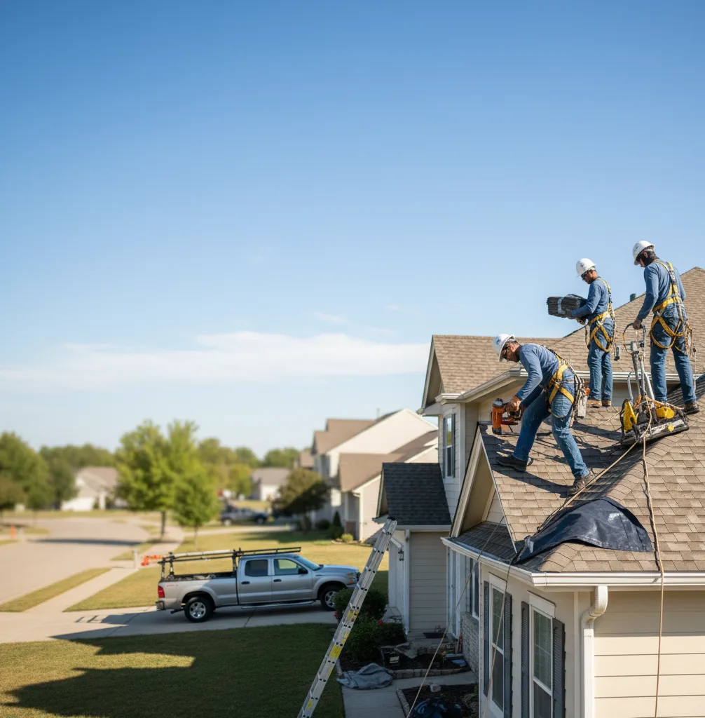 Roof Repair in Mart